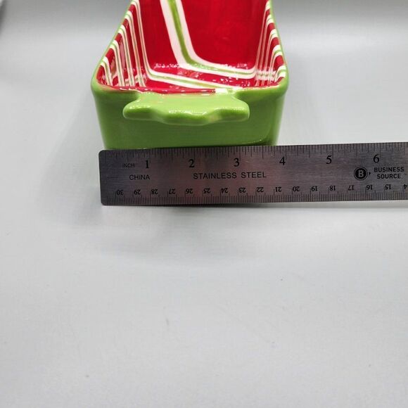 Christmas Candy Shaped Serving Bakeware Cooking Dishes Large Loaf Pan. - Picture 9 of 9